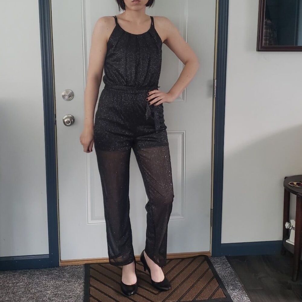 Retro Sparkly Disco Jumpsuit‎
